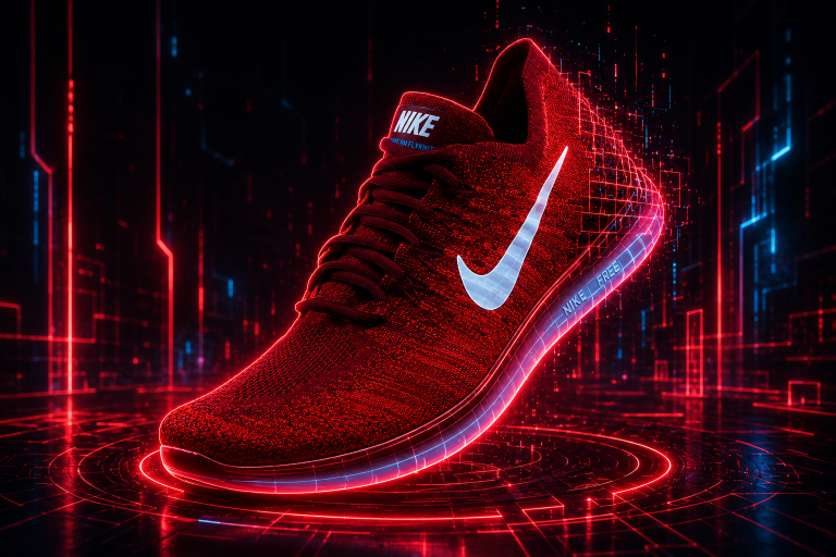 AI search optimization vs brand building - Nike running shoe