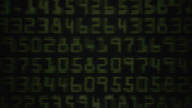 Green financial data display showing rows of numbers — visual metaphor for the gap between data and insight in founder-led companies