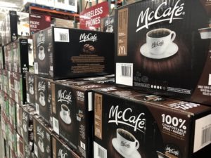 McDonald's brand coffee at Costco
